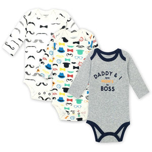 3 pcs/lot Baby Bodysuit Newborn Body