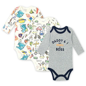 3 pcs/lot Baby Bodysuit Newborn Body