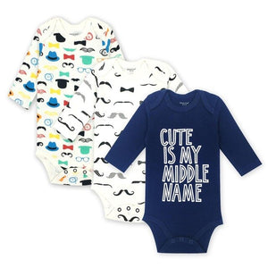 3 pcs/lot Baby Bodysuit Newborn Body