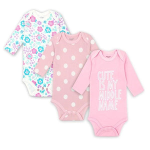 3 pcs/lot Baby Bodysuit Newborn Body