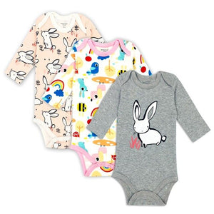 3 pcs/lot Baby Bodysuit Newborn Body