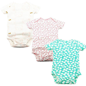 3PCS/LOT Soft Cotton Baby Bodysuit Fashion Baby
